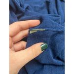 margaret o'leary Margaret O’Leary Linen Blend Crossover Tank Womens Size Medium Navy Photo 7