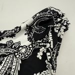 Lauren Ralph Lauren Bikini Bottoms SZ12 Swim NWT Deauville Paisley Hipster B&W Black Size 12 Photo 7