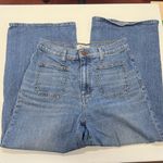 Madewell  wide leg crop jeans.  Size 28 Photo 0
