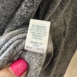 Monrow grey metallic snake print hooded pullover sweater hoodie XS Gray Photo 6