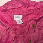 Sigrid Olsen  medium pink linen pull over Photo 4