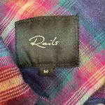 Rails  Women's Plaid Rayon Jackson Button Up Shirt Size Medium Photo 5