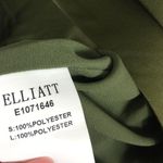 Elliatt NWT Camo Olive Green Satin Halter Asymmetric Cocktail Mini Dress XS Photo 5