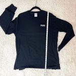 PINK - Victoria's Secret  Black Long Sleeve Tee Classic Crew Photo 5