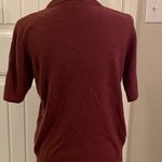 Requirements  Lightweight Short Dusty Rose Sleeved Knit Top Photo 3