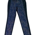 Cartonnier by Anthropologie Charlie Ankle Pants Front Panel Navy Size 4 Women's Black Photo 0