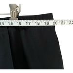 Talbots Ponte Knit Pants Women 3XL Black Ankle Zip Stretch Classic Preppy Casual Photo 5