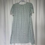 Miss Elaine Nightgown Women’s M Blue Floral Short Sleeve Sleepwear Cottagecore Size M Photo 4