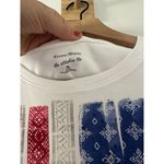 Studio Works  The Studio Tee American Flag T-shirt Petite Women's Large Photo 2