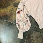 Harper Heritage  Blush Pink Balloon Sleeves With Embroidery Flowers Small Photo 1