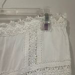 Victoria's Secret Victoria Secret White Eyelet Mini Beach Resortwear Skirt Size Small Photo 3