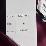 Unique Vintage Burgundy Satin Halter Jumpsuit Evening Glam Party 6 8 Open Back Photo 11