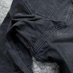 Madewell 9" Mid High Rise Skinny Jeans Ripped Distressed Size 25 Black Sea H2230 Photo 3