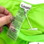 Ganni Solid Lime Green String Tie Bikini Bottoms Photo 6