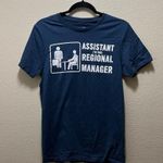 The Office Funny Blue Short Sleeve T-Shirt Assistant Regional Manager Size Small Photo 1