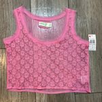 Dream out loud by Selena Gomez Y2K K-Mart Dream Out Loud by Selena Gomez Pink Lace Crop Top Junior XS NWT Photo 5