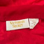 Victoria's Secret Vintage Red Bodysuit Medium Teddy Lingerie Gold Label Buttons Photo 6