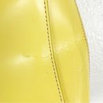 wilson's leather WILSON LEATHER Yellow Genuine Leather Double Straps Zip Closure Shoulder Bag Photo 9