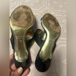 Dolce & Gabbana  Black Sandals with Gold Buckles Photo 4