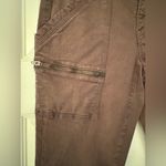 Joie  High Rise Park Skinny Pants Women Fatigue Green Ankle Cropped Pants Size 25 Photo 10