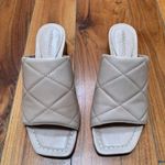 Bernardo  Jemma Blush Quilted Heeled Slide Sandals 6 Photo 4