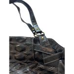 Axcess by Liz Claiborne Black Quilted Tote Shoulder Bag Polka Dot Lining Women’s Photo 4