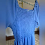 Michelle McDowell Mini Dress Square Neck Puff Photo 4