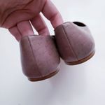 Anthropologie Tomas Maier Palm Tree Embossed Pointed Leather Flats Photo 2