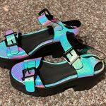 Top Shop Iridescent Platforms Photo 0