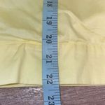 DO+BE Womens 3/4 Sleeve Knotted Side Tie Faux Wrap Cotton Top Yellow Small NWT Photo 8