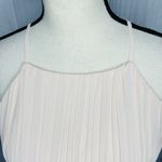 Just Me NWT  Women's Pink Lace Ruffle Tiered Boho Sleeveless Pleated Dress Size M Photo 6