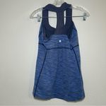 Lululemon ‎ athletica Blue navy Tank Top women’s 10 active Athleisure gym workout Photo 4