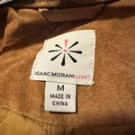 Isaac Mizrahi  Live! NWOT Genuine Leather zip and button jacket size M, 21” p2p Photo 7