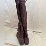 Lucky Brand  Women's Brown Suede Calypso Over the Knee Boots Size 5.5M 36 Photo 7