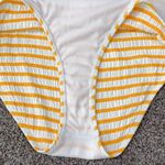 California Waves Women's Yellow Textured Grommet One-Piece Swimsuit Size L Photo 10