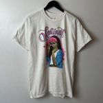 Urban Outfitters Aaliyah Rap Tee T Shirt White Large L Retro Girl Artist Music Graphic Solid Logo Photo 8