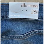 Ella Moss High-Waisted Distressed Straight Leg Jeans Women's Denim 26 Photo 6