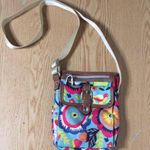 Lily bloom  Nature Crossbody Purse Brown/Tan/Khaki/Blue/Red/Orange/Yellow 9”x7” Photo 0