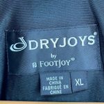 Dryjoys by Footjoy Mens 1/4 Zip Pullover Golf Rain Wind Jacket Black Size XL Photo 4