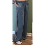 Crown & Ivy Crown Ivy Pants M PocketsPull On Colorful Paisley Lined Wide Leg Palazzo Boho Photo 9