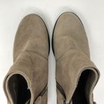 Eileen Fisher Tinker Suede Strap Wedge Ankle Bootie Boots Taupe Beige womens 10 Photo 4