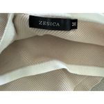 ZESICA One Shoulder Bodycon Dress Women's Medium Ribbed Beige‎ White NWOT Tan Photo 3