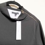 Drew Black Layered Side Button Mock Neck Top Size XS Photo 8