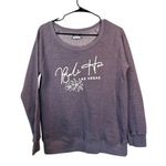 MV Sport  Purple Scoop Neck Long Sleeve Bali Hai Las Vegas Sweatshirt Women Sz S Photo 0