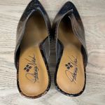 Patricia Nash  Ruffina Leather Embossed Block Heel Mules Chocolate Brown Size 7.5 Photo 6