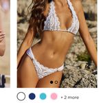 Revolve PQ Bikini Set Pink Swim Lace Photo 1