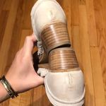 Very Volatile Los Angeles Leather Woven Almond D'orsay Western Block chunky Photo 6