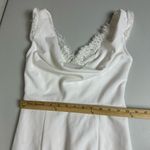 Lulus  Forever Beloved Classic White Lace Cap Sleeve Mermaid Maxi Dress Size XS Photo 10