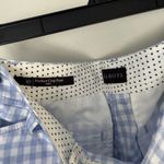 Talbots  Women’s 10 Blue Gingham Chino Pants Curvy Photo 1