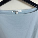 Reformation  Mayve Knit Dress in Blue Size X-Large Photo 5